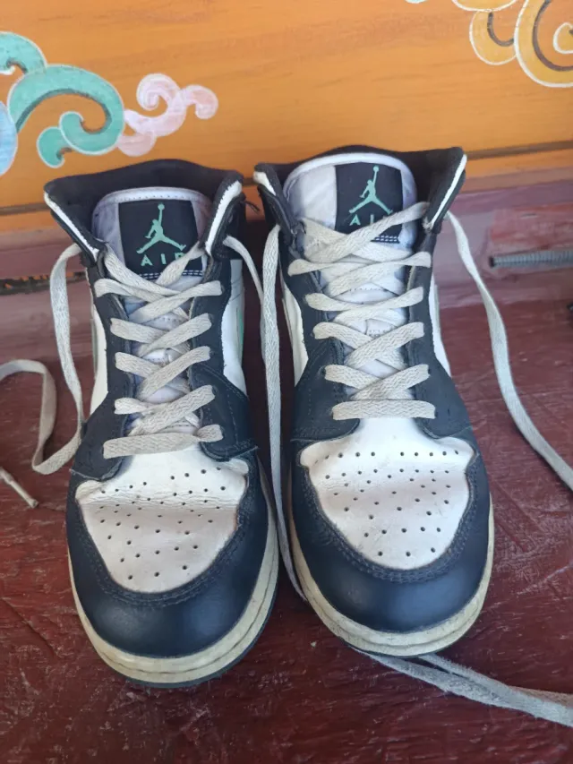 Nike Jordan 1 Mid Negro y Verde