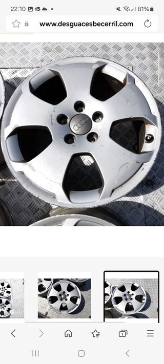 Llantas Audi R17 5x112