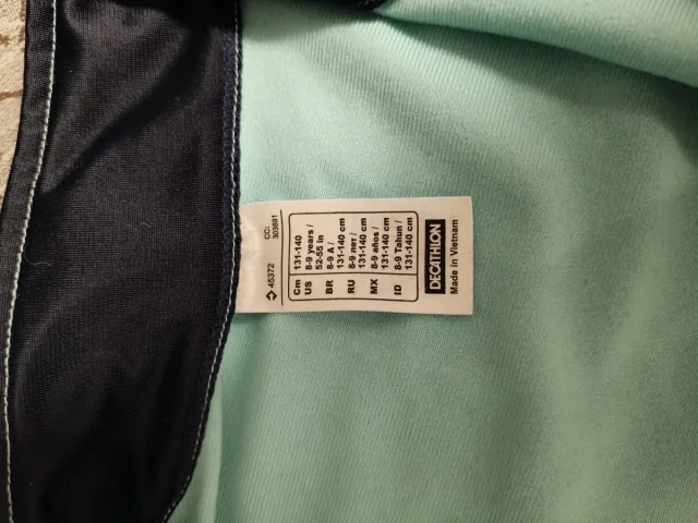 Chándal unisex azul y turquesa