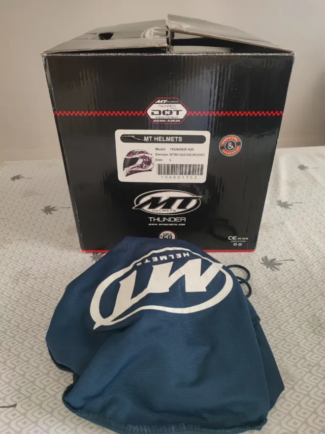 Casco Moto Infantil MT Talla L