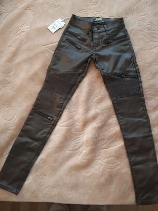 Pantalon de cuero