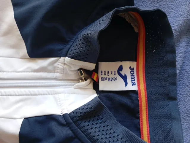 Chándal Joma Hombre Azul Blanco Talla XL