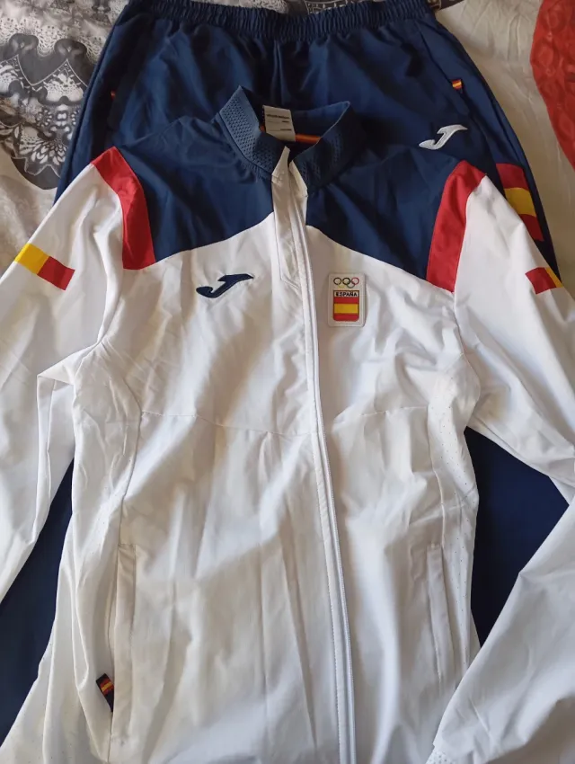 Chándal Joma Hombre Azul Blanco Talla XL