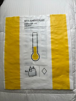 Edredón STRANDMOLKE 240x220 cm NUEVO