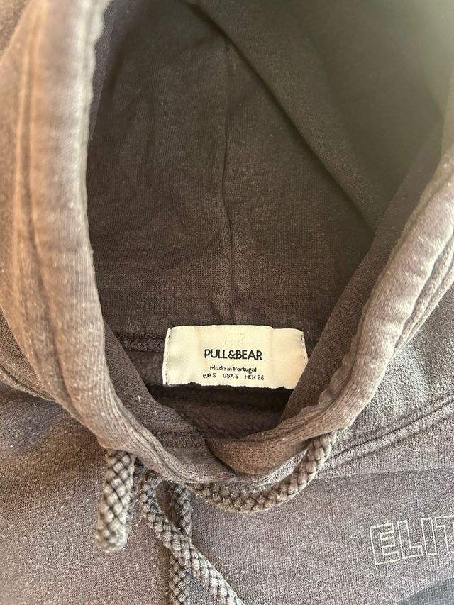 Felpa grigia Pull and Bear