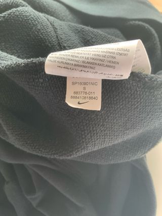 Sudadera Negra con capucha Nike