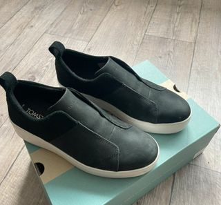 Mocasines Toms Mujer Negros