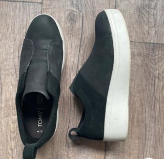 Mocasines Toms Mujer Negros