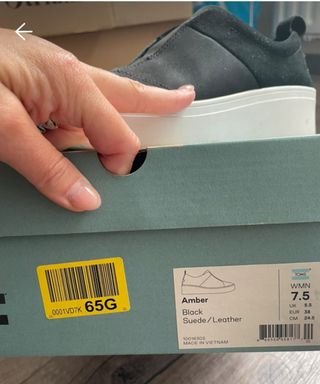 Mocasines Toms Mujer Negros