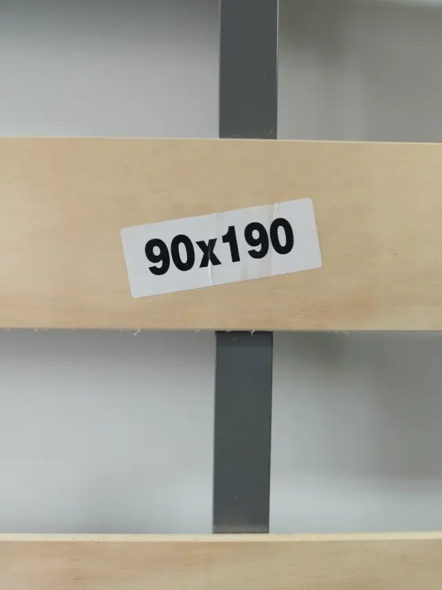 Somier 90x190 Metal y Madera