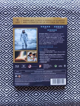 Interstellar bluray y bluray de extras Iconic edit