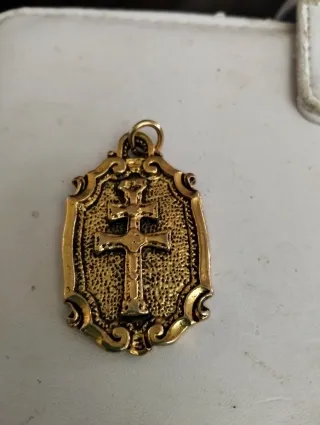 Antigua Medalla Cruz Caravaca