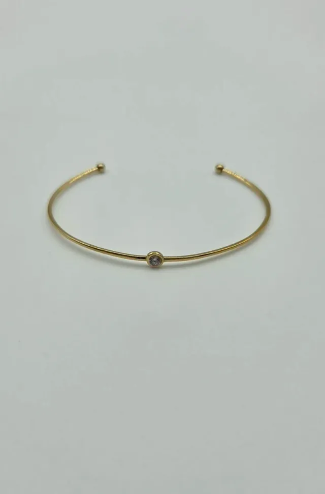 Pulsera Acero Quirúrgico con Circonita