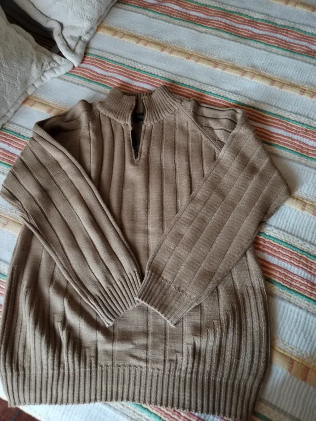 Camisola Lion of Porches bege