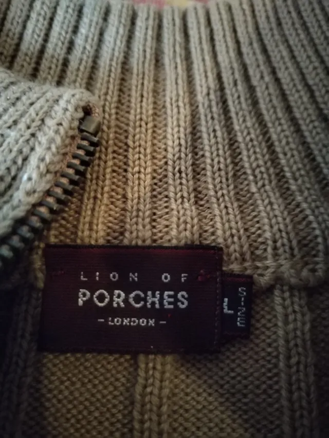 Camisola Lion of Porches bege