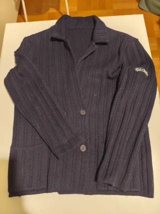 Cardigan Ted Lapidus Lana Vergine Blu