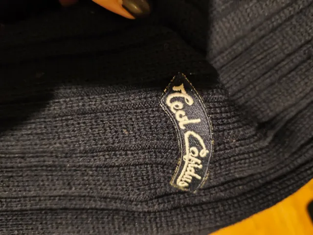 Cardigan Ted Lapidus Lana Vergine Blu