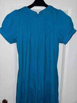 Vestido Zara Talla L Azul Petróleo