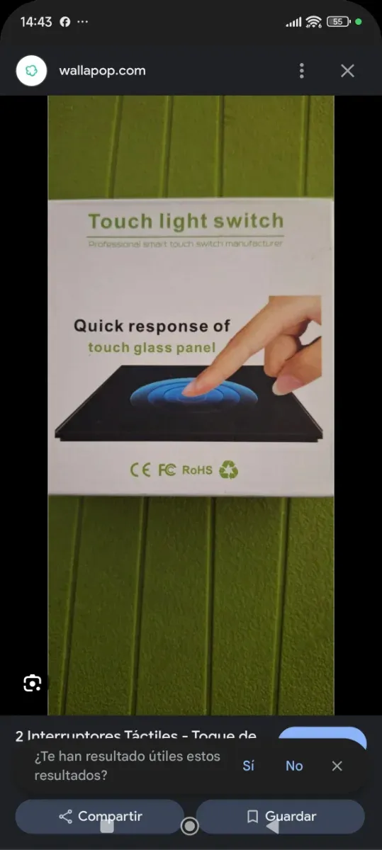 Interruptor Táctil Inteligente