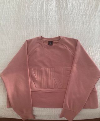 Sudadera Nike Dri-Fit Rosa Talla S