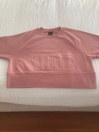 Sudadera Nike Dri-Fit Rosa Talla S