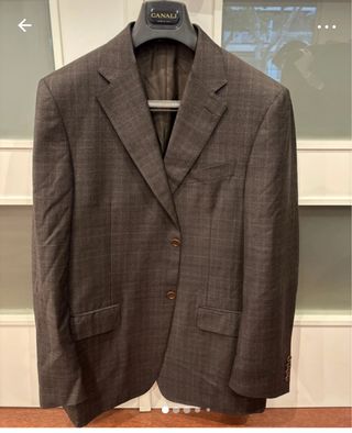 Traje Canali Marrón