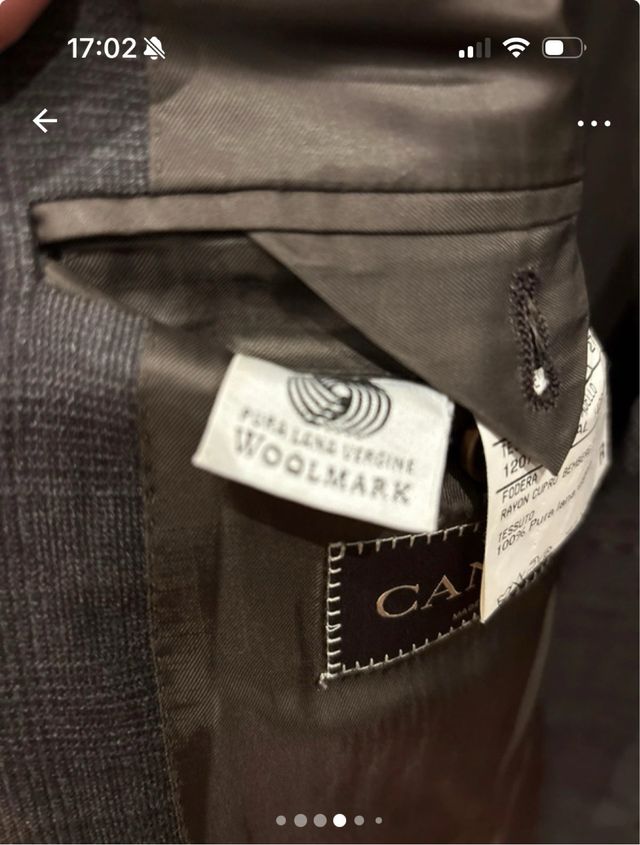 Traje Canali Marrón