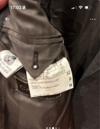 Traje Canali Marrón