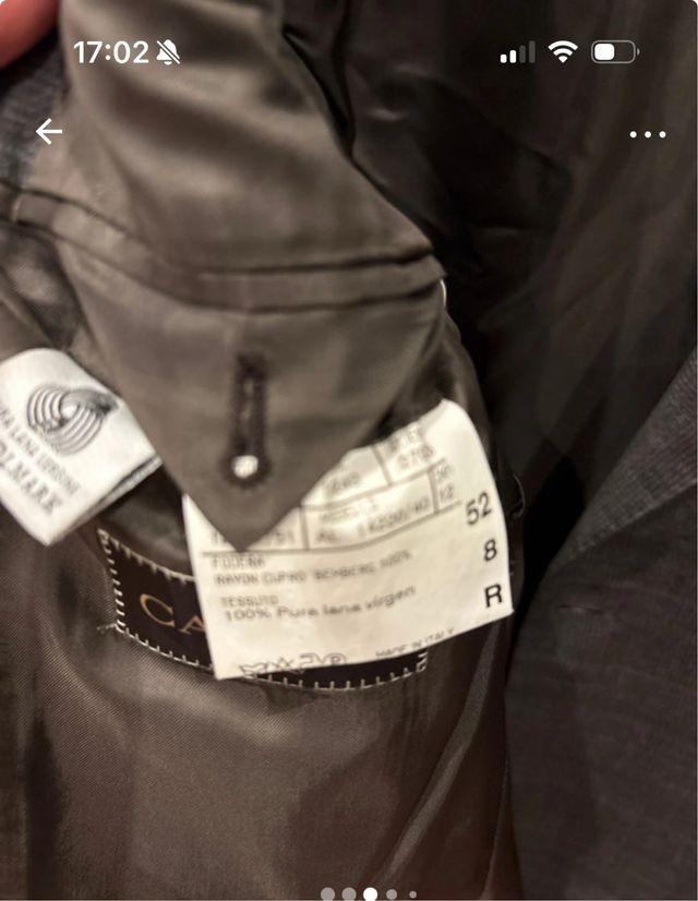 Traje Canali Marrón