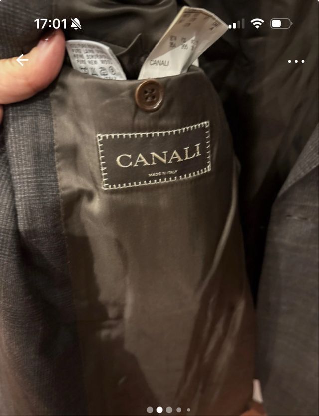 Traje Canali Marrón