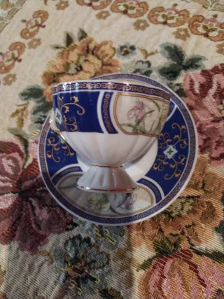 Tazzina vintage Galaxy con piattino