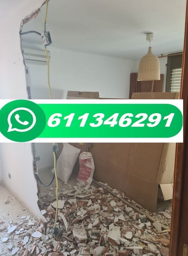 Derribos de paredes y picado racholas baños etc