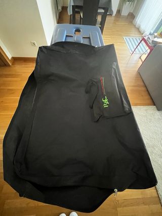 Camilla de masaje plegable azul