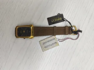 Orologio Brell vintage oro e marrone