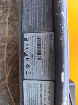 Patinete Eléctrico Xiaomi Amarillo