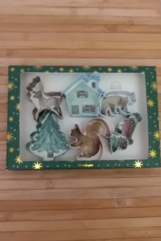 Moldes Repostería Navideña Silicona y Metal