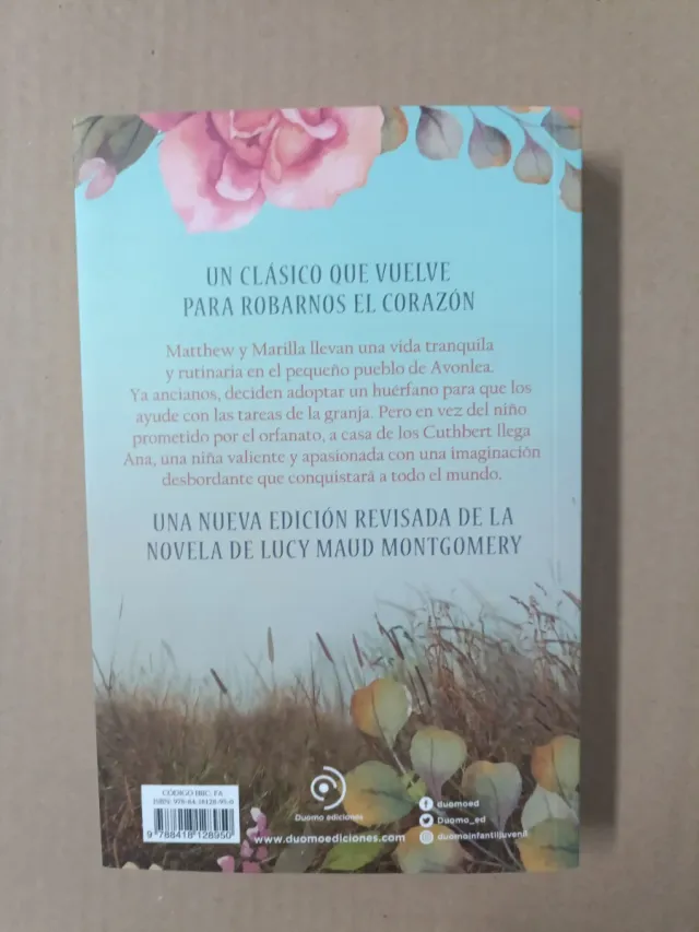 Libro Ana de Tejas Verdes