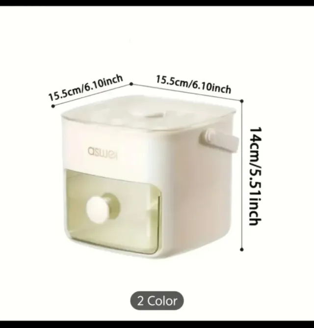 Cubetera Aswei con capacidad