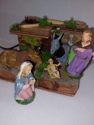 Presepe con Bue e Asino in Movimento