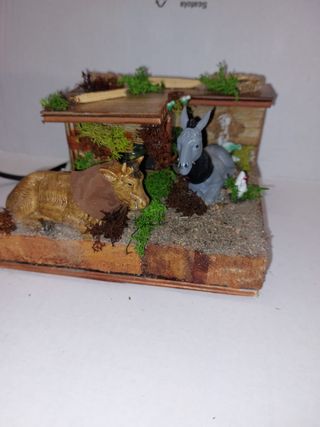 Presepe con Bue e Asino in Movimento