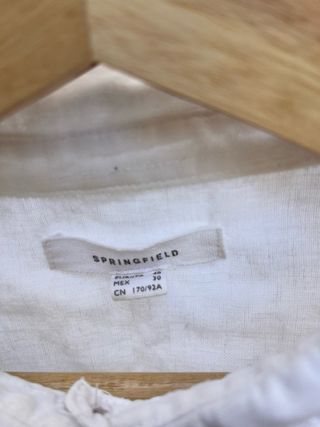 Camisa Springfield Blanca Talla L