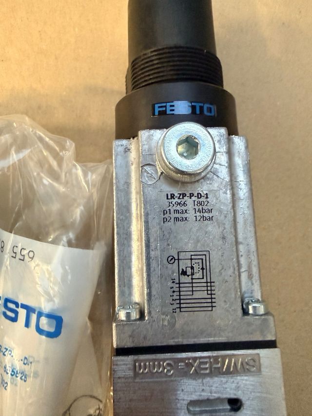 Regolatore Pressione Festo LR-ZP-P-6-1 Nuovo