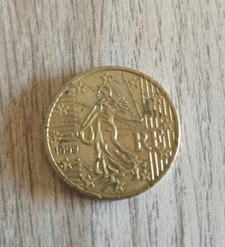 Moneda 50 céntimos Francia 1999 La Sembradora