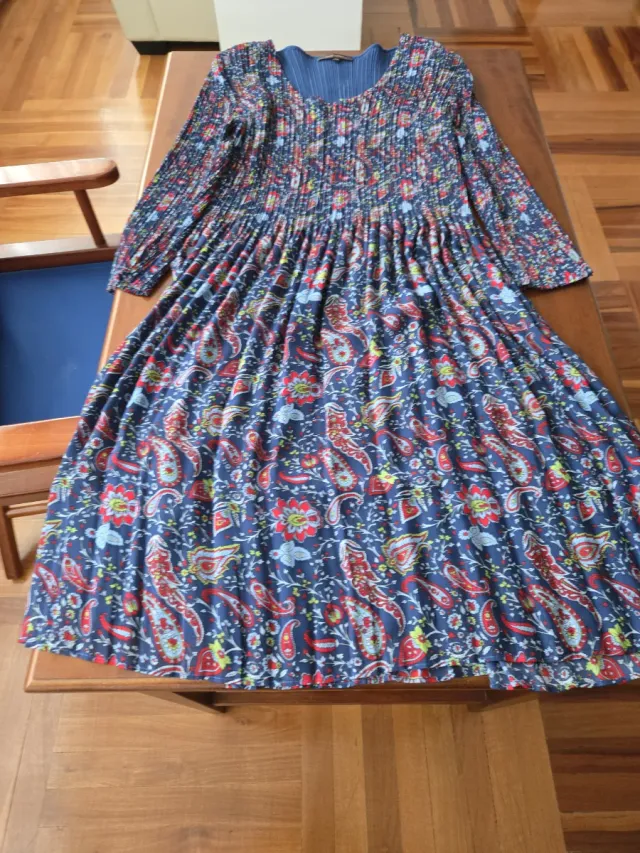 Vestido Adolfo Dominguez estampado