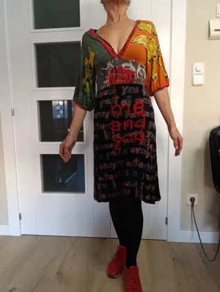 Vestido similar a Desigual Talla S Multicolor