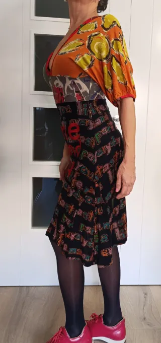 Vestido similar a Desigual Talla S Multicolor