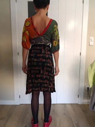 Vestido similar a Desigual Talla S Multicolor