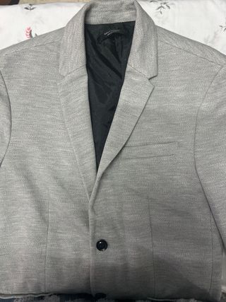 Chaqueta Zara Gris Talla M