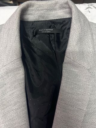 Chaqueta Zara Gris Talla M