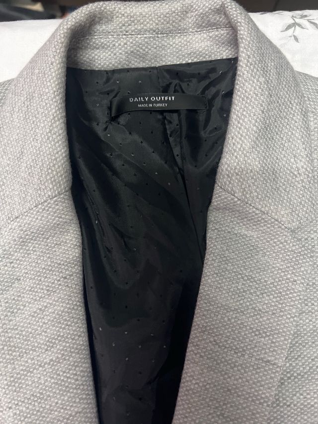 Chaqueta Zara Gris Talla M